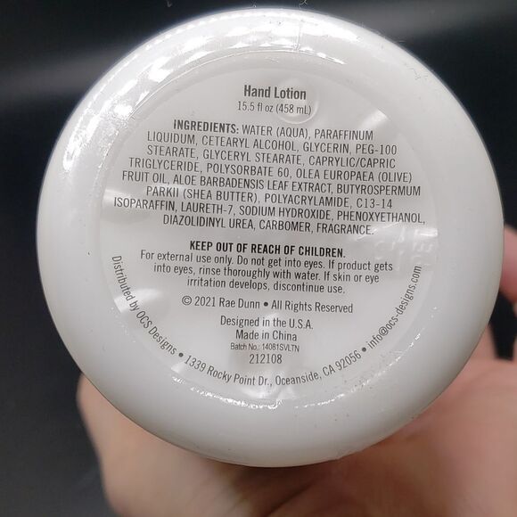 Rae dunn Pocus spiced vanilla hand lotion pump - Picture 3 of 3